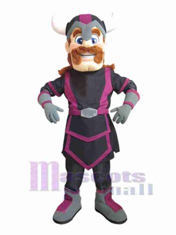 Wikinger maskottchen kostüm