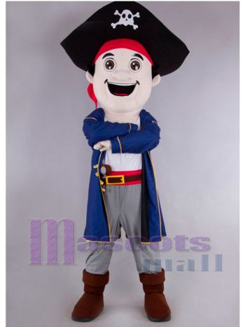 Pirat maskottchen kostüm
