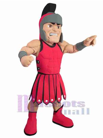 Spartanisch maskottchen kostüm