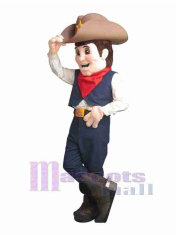 Cowboy Maskottchenkostüm