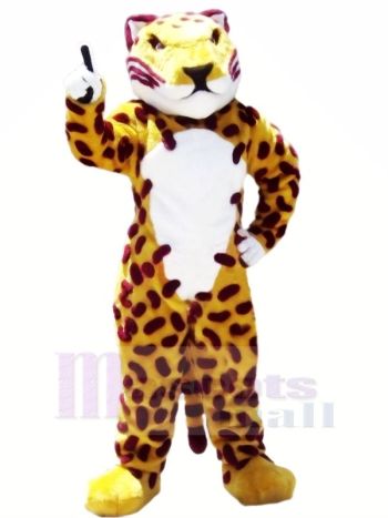 Heftig Braun Jaguar Maskottchen Kostüme