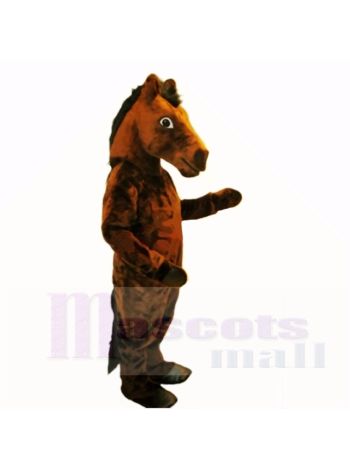 Top-Qualität Brown Mustang Maskottchen Kostüme Erwachsene