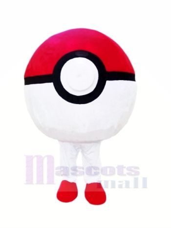 rot und Weiß Sack Ball Maskottchen Kostüme Billig