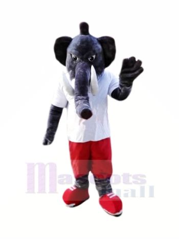 Leistung Grau Elefant Maskottchen Kostüme Karikatur