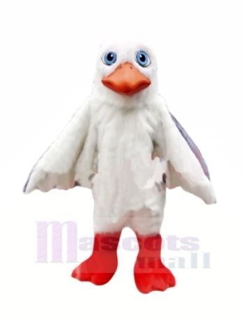 Möwe im Blau Augen Maskottchen Kostüme Karikatur