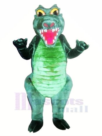 Stark Grün Krokodil Maskottchen Kostüme