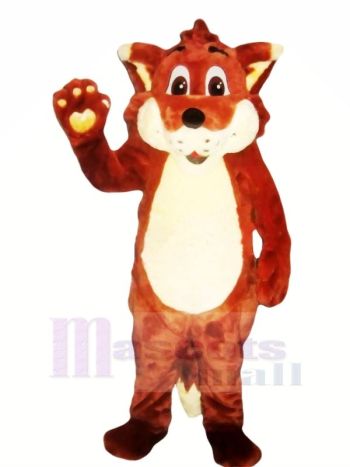 glücklich rot Fuchs Maskottchen Kostüme Karikatur