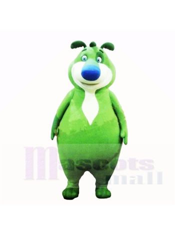 Grün Bär Maskottchen Kostüme Karikatur