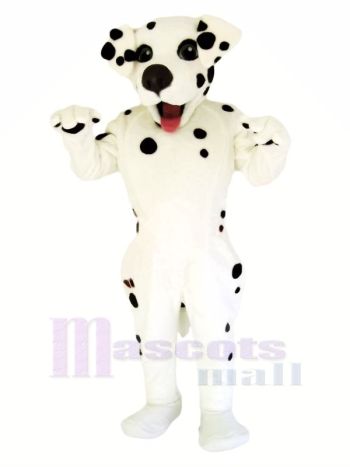 glücklich Dalmation Hund Maskottchen Kostüme Karikatur