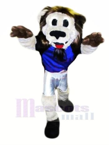 Grau Löwe Maskottchen Kostüme Erwachsene
