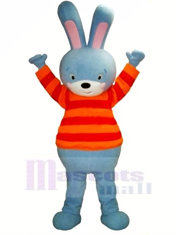 Blau Hase Maskottchen Kostüme Karikatur