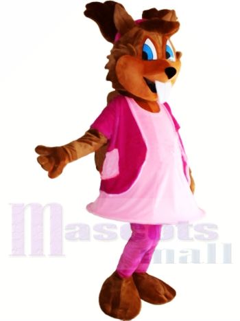 Mädchen Eichhörnchen Maskottchen Kostüme
