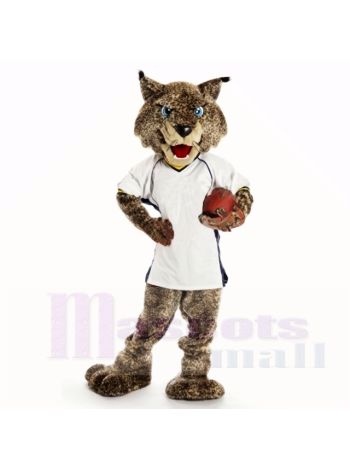 Sport Bobcats mit weißem Hemd Maskottchen Kostüme College