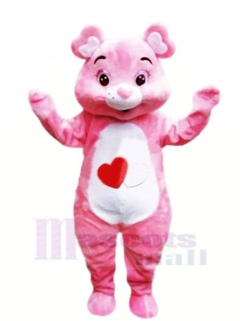 Leicht Rosa Bär Maskottchen Kostüme Karikatur