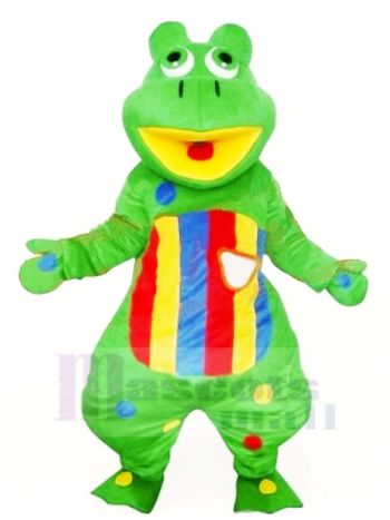 Schön Grün Frosch Maskottchen Kostüme Billig