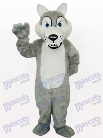 Timber Wolf Maskottchen Lustiges Kostüm