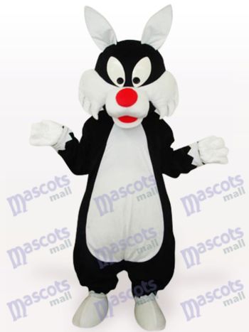 Weißer Mund Wolf Tier Maskottchen Kostüm