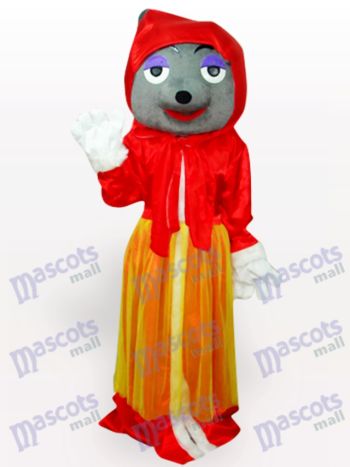 Roter Wolf Adult Anime Maskottchen Kostüm