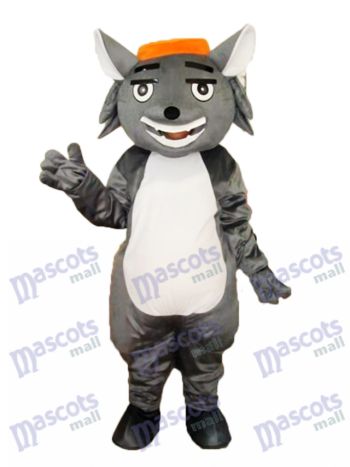 Wolf Fang Maskottchen Erwachsene Kostüm Tier