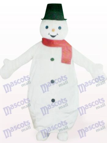 Schwarzen Hut Schneemann tierische Weihnachten Xmas Maskottchen Kostüm