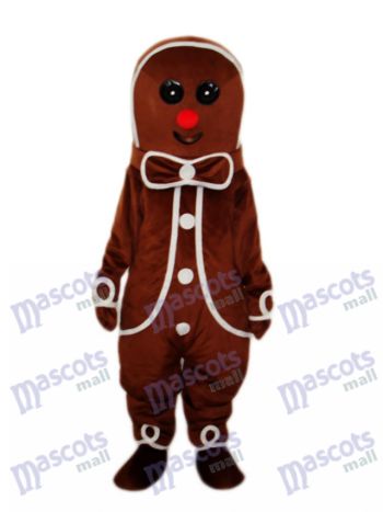 Lebkuchenmann Maskottchen Erwachsene Kostüm Weihnachten Weihnachten