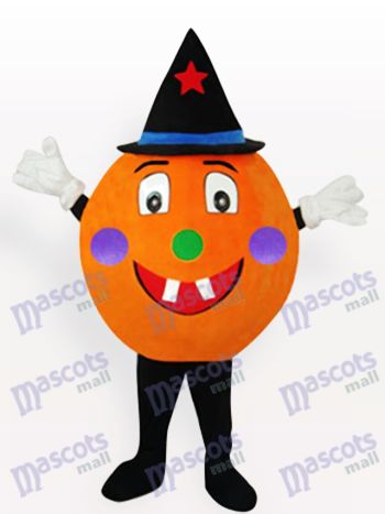   Orange Kürbis Anime Erwachsener Maskottchen kostüm