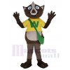 Wombat im Gelb T-Shirt Maskottchen Kostüm