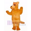 Niedlich Orange Hund Maskottchen Kostüm Tier 