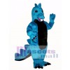 Blaues Dino Maskottchen Kostüm Tier