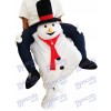 Piggyback Schneemann Carry Me Ride White Schneemann Maskottchen Kostüm