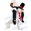 Piggyback Schneemann Carry Me Ride White Schneemann Maskottchen Kostüm