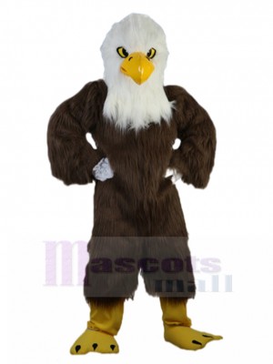 Plüsch Braun und weiß Weißkopfseeadler Maskottchen Kostüm Tier