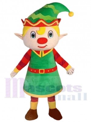 Elf maskottchen kostüm