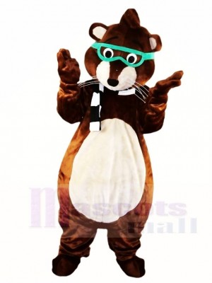 Brille Maus Gopher Maskottchen Kostüme Tier