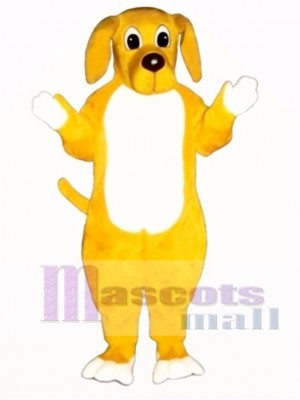 Niedlich Gelb Hund Hund Maskottchen Kostüm Tier 