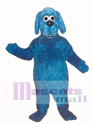 Niedlich Alt Blau Hund Maskottchen Kostüm Tier 