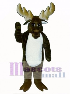 Süßes Monty Moose Maskottchen Kostüm Erwachsene