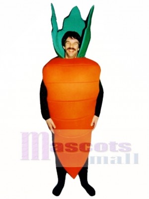 Karotte Maskottchen Kostüm Gemüse