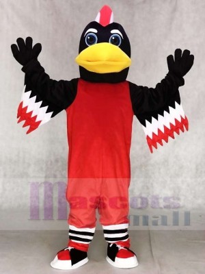 rot Chicago Blackhawks Tommy Hawk Maskottchen Kostüme