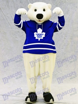 Carlton der Bär von Toronto Maple Leafs Eisbär Maskottchen Kostüm Tier