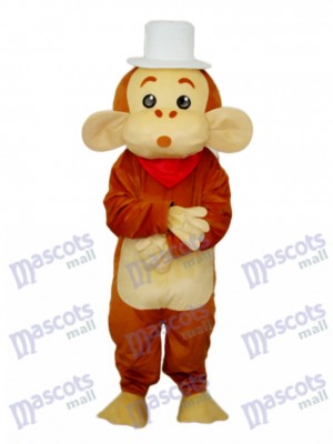 Cap Monkey Maskottchen Adult Kostüm Tier