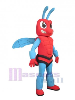 Rote Hornisse Maskottchen-Kostüm Insekt
