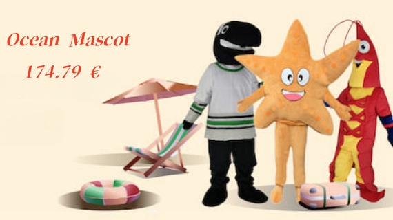 ocean mascot costume